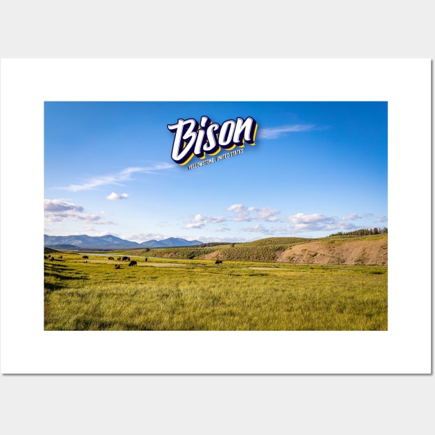 Bison at Yellowstone Wall Art by Gestalt Imagery